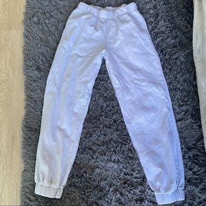 Brandy Melville Baby Blue Rosa Sweatpants